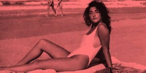 Simonetta Cesraoni al mare