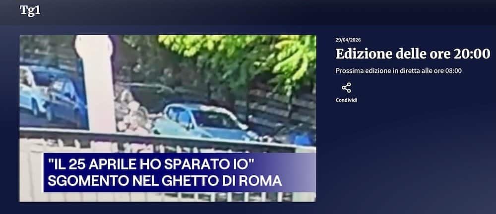 Eitan Bondì - Sparatoria 25 Aprile - Roma - Anpi - Comunità Ebraica